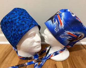 Buffalo themed / Surgical  Scrub cap / turban/ unisex / reversible