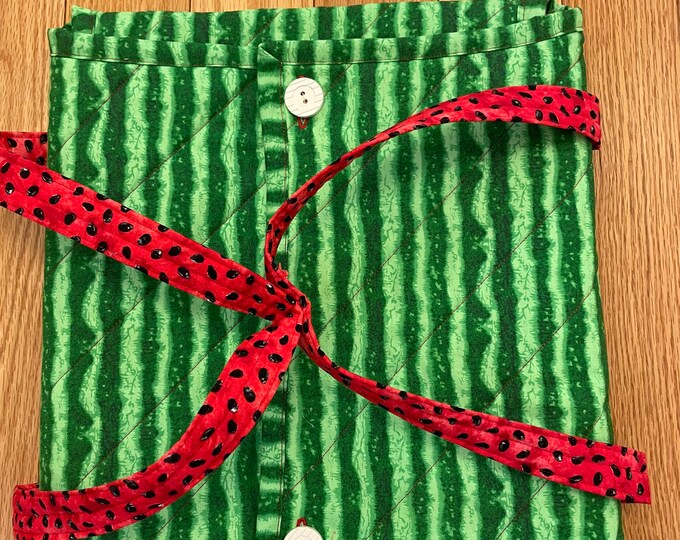 Watermelon themed Casserole dish cozy Multi purpose rectangle cozy for that next party dish fits 10”x 14” or smaller