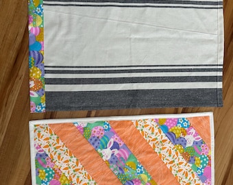 Table Runner for Easter 14” x 23” with towel 18 1/2” x 24 1/2”