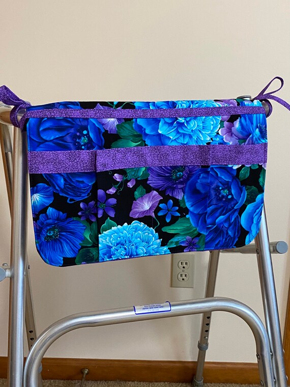 walkers or wheelchair carryall bag/floral