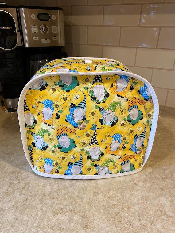 toaster cover. 2 slice, Double sided quilted cotton fabric.