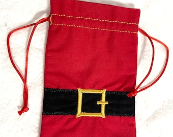 Santa bags 4 1/2“ x 7“ great for money or gift cards!