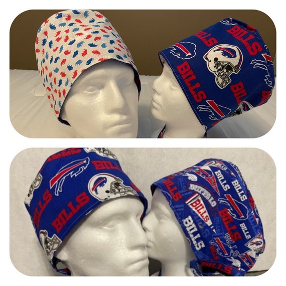 Surgical / Scrub cap My teams my town themed / unisex / with buttons when requested