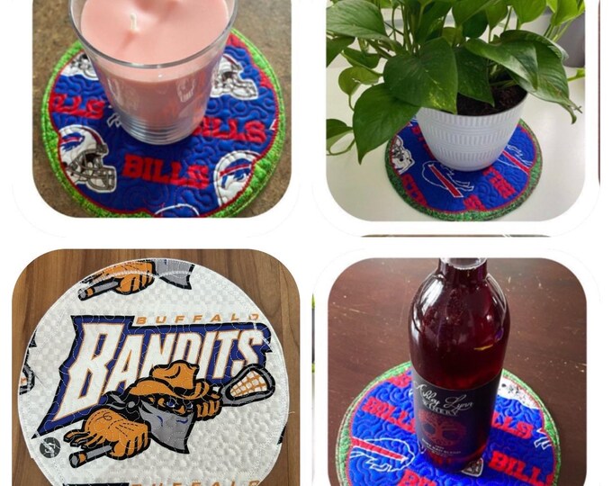 Mini table mats 9 inches in diameter Many available/ check all pictures