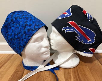 Buffalo themed / Surgical  Scrub cap / turban/ unisex / reversible