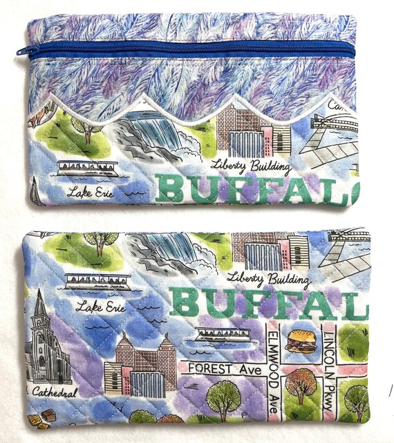 Buffalo, NY Clutch bag for co worker gifts, wedding, gifts or gift cards! Makes a great wallet 5 1/2” x 9 1/2”