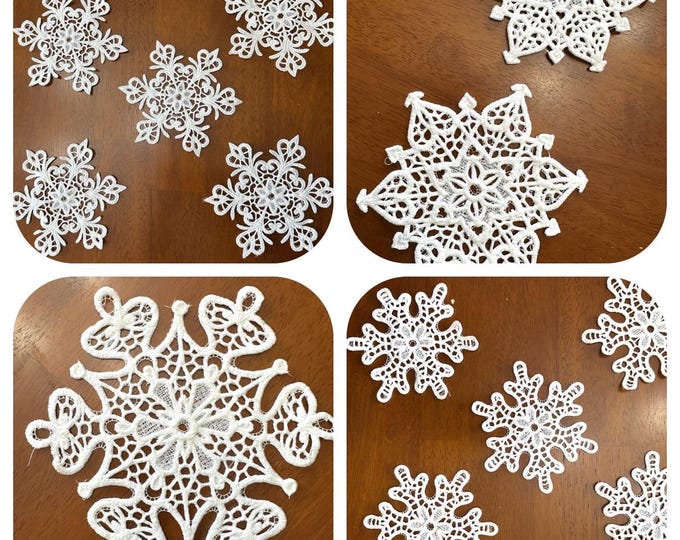 Buffalo Snowflakes  / 5-6” hang on tree or anywhere