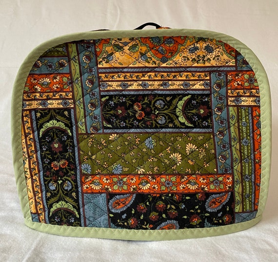 2 slice handmade toaster cover, reversible