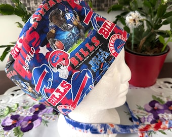 Buffalo themed / Surgical  Scrub cap / turban/ unisex / reversible