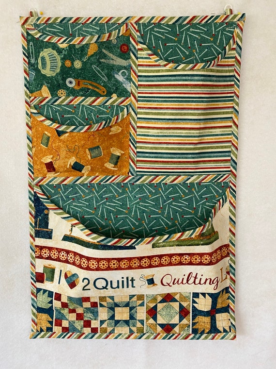 Wall hanging for your sewing gadgets.
