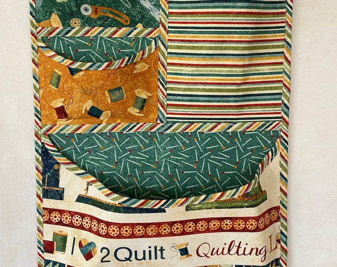 Wall hanging for your sewing gadgets.