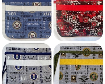 Walker or wheelchair carryall bag. Military theme