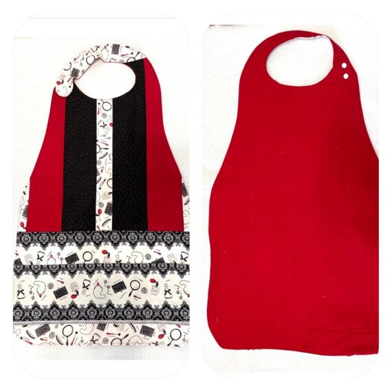 Aprons or adults / gift / aprons / artist smock / clothing protectors, gardening, dog washing padded with batting