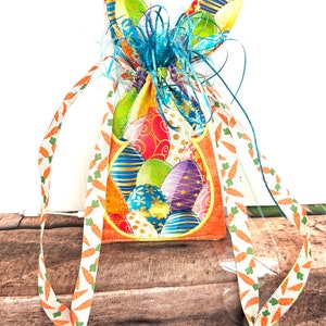 Easter Bunny smaller Bags / Pocket measures 5” x 6”