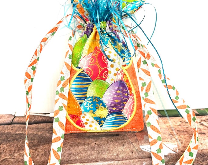 Easter Bunny smaller Bags / Pocket measures 5” x 6”