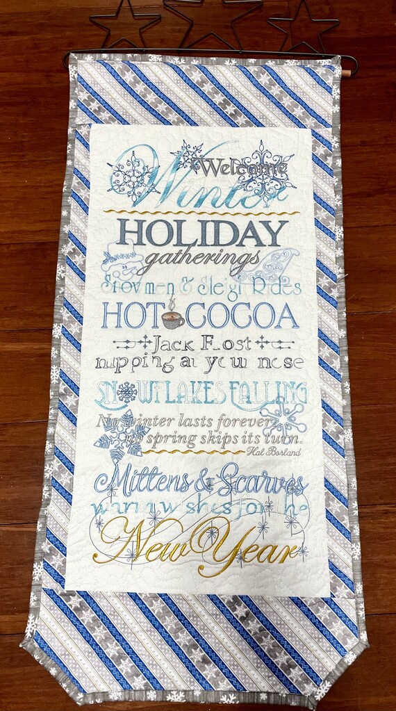 REDUCED!!!! Welcome Winter wall decoration 16β x 40β