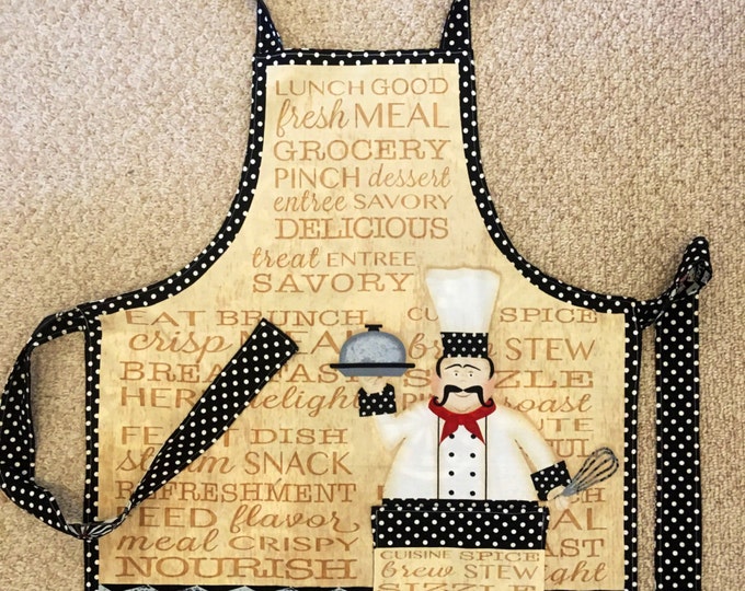 Aprons reversible with casino and darts on opposite side