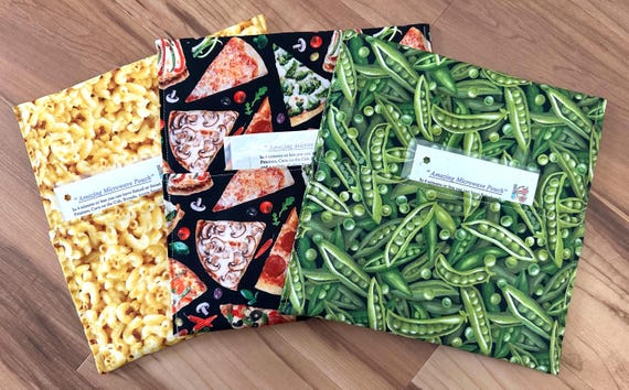 taco / corn / potato warmers or cooking microwave bag 10”x 10” other fabrics!