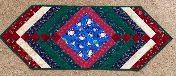 18” by 48” Christmas table runner