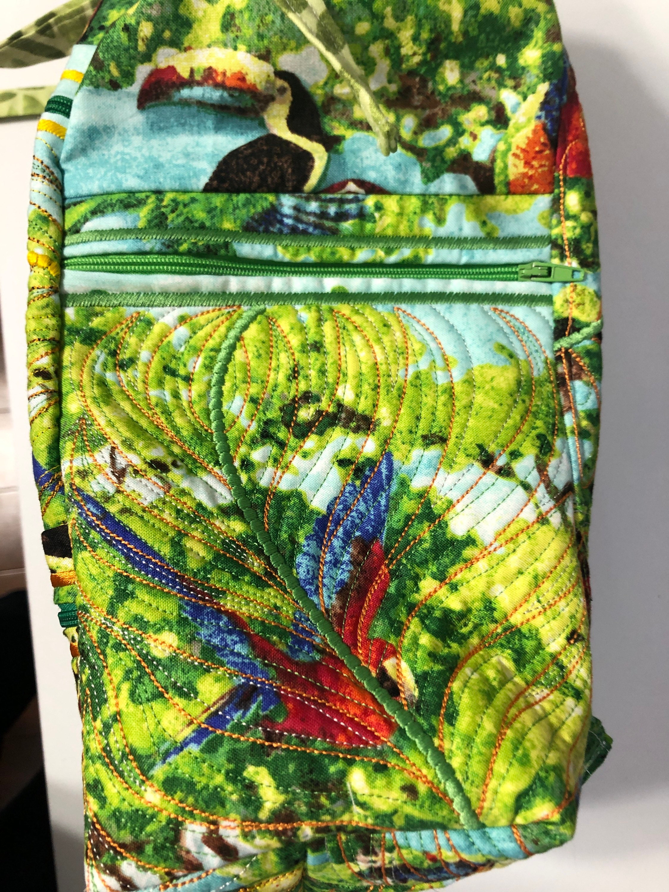 Backpack/Animal one of a kind custom handmade backpack 12” long x 10” wide