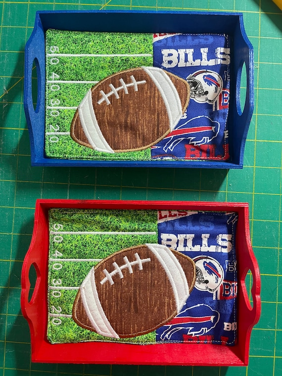 Coasters with mini tray 5.8” x 7.6”/ just in time for different holidays /a mini football included