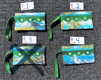 Clutch bag for walking, wedding, gifts or gift cards!  Fits phone Makes a great wallet 5 1/2” x 9 1/2”