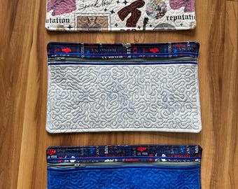pencil case bag 7” x 11” my girl / 2 buffaloes