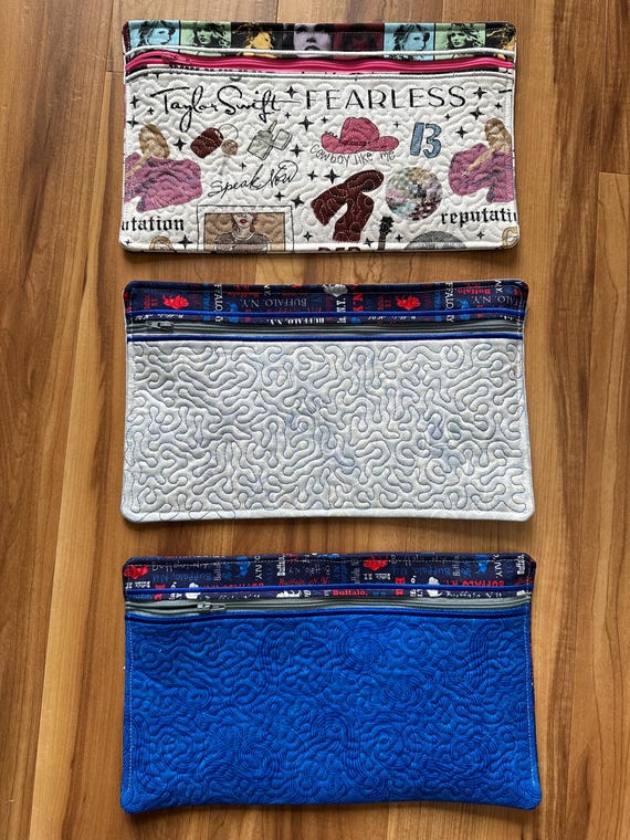 pencil case bag 7” x 11” my girl / 2 buffaloes