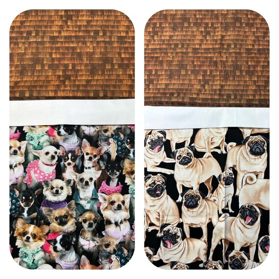 I sleep with Dogs pillowcases 21” x 27” standard pillows
