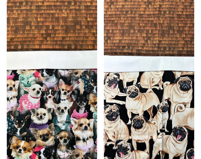 I sleep with Dogs pillowcases 21” x 27” standard pillows