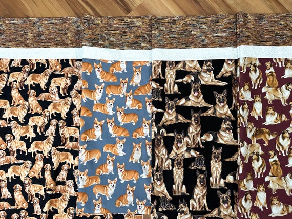 I sleep with Dogs pillowcases 21” x 27” standard pillows