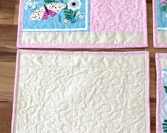 Butterfly Placemats with Matching Napkins: Summer Table Decor