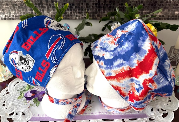 Buffalo themed / Surgical  Scrub cap / turban/ unisex / reversible