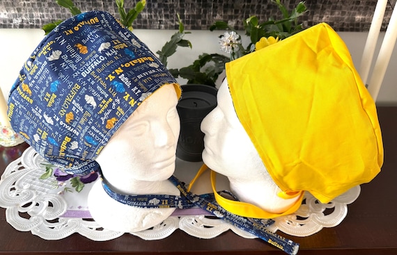 Buffalo themed / Surgical  Scrub cap / turban/ unisex / reversible