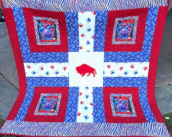 Buffalo stance DOMOWA, niestandardowa kołdra 63” x 64” / TYLKO JEDNA