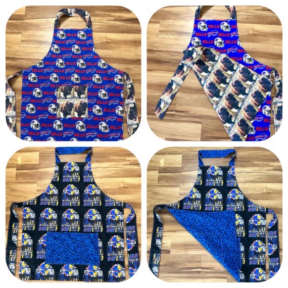 Buffalo Reversible Apron: Fall Festivities, Game Day, Kitchen Help