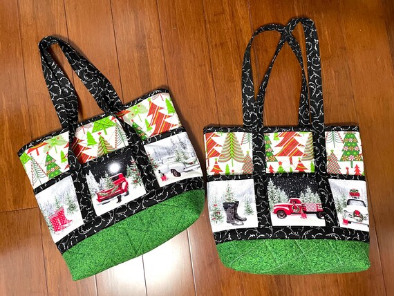 Holiday bag 5 “ x 14” x 16” with 6 outside pockets