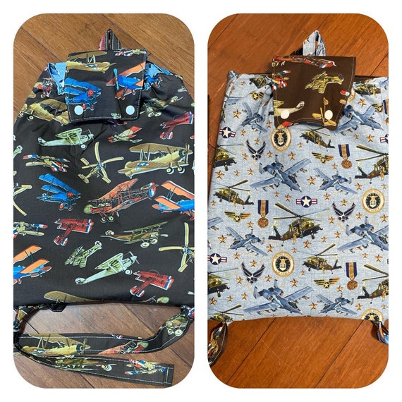 Airplanes backpack School or just for fun 14” x 17”