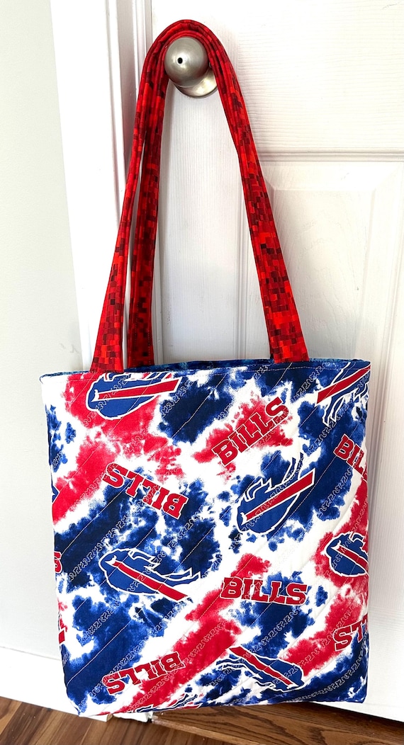 Padded Buffalo Print Tote Bag: Teacher, Travel, Everyday Use