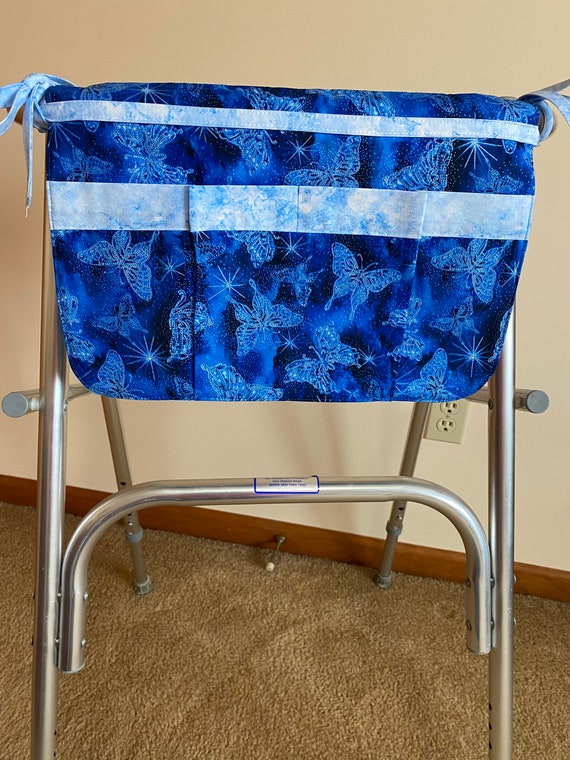 walkers or wheelchair carryall bag; bluebirds