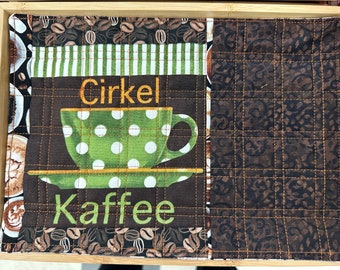 Coasters with small tray 8” x 11” / just in time for any holidays / wrap with a coffee mug and gift card