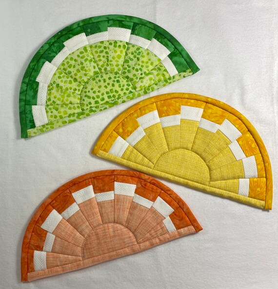 Pot holders, hot pads, table protectors. Handmade. Set of 3
