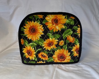 toaster cover. 2 slice, Double sided quilted cotton fabric.