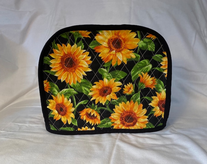 toaster cover. 2 slice, Double sided quilted cotton fabric.