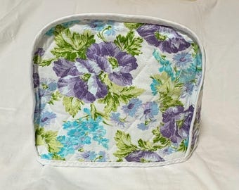 toaster cover. 2 slice, Double sided quilted cotton fabric.