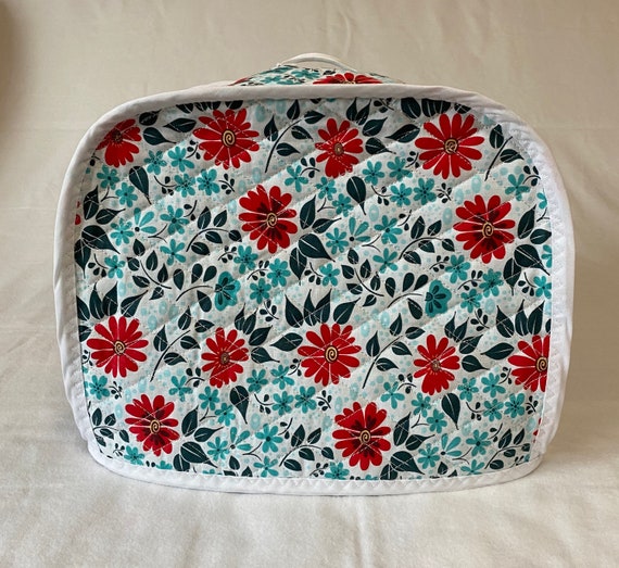 2 slice handmade toaster cover, reversible.