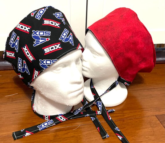 Surgical / Scrub cap 2 different themed / unisex / reversible