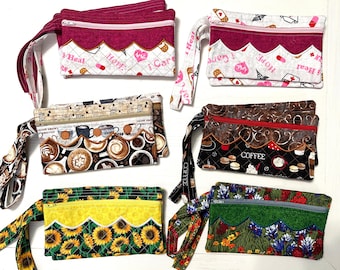 Clutch bag for walking, wedding, gifts or gift cards!  Fits phone Makes a great wallet 5 1/2” x 9 1/2”