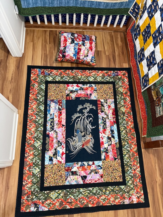 My Koi pond quilt 61” x 72”