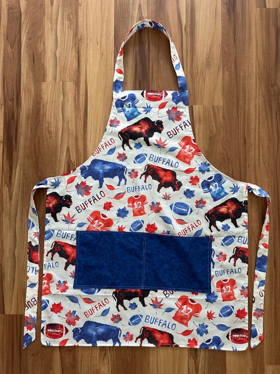 Aprons / reversible for game day or kitchen help, fall festivities, picnic